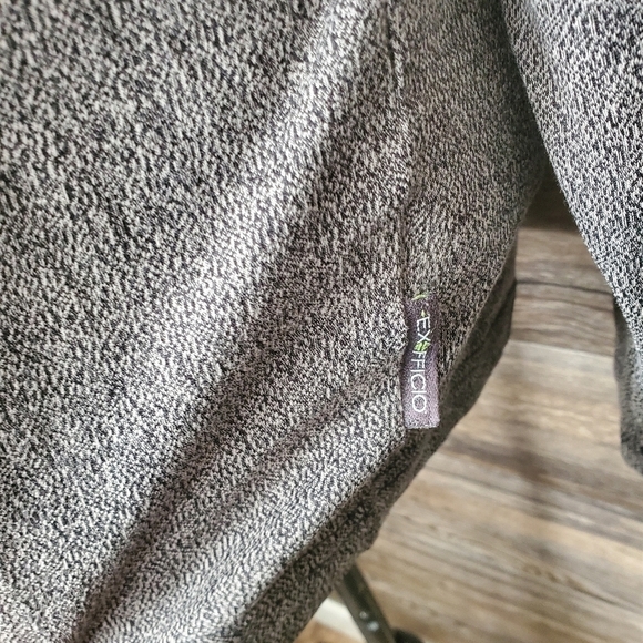 Exofficio Quarter Zip Pullover Sweater Gray Men's Medium - Picture 4 of 9
